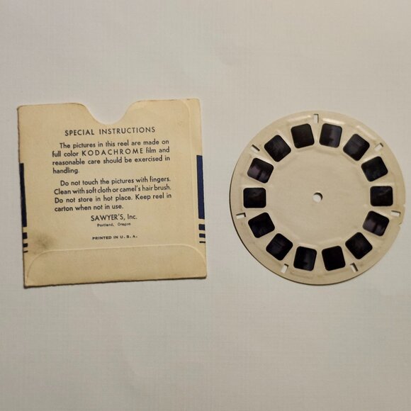VINTAGE View Master Reel LONDON England 1948 - Picture 2 of 3